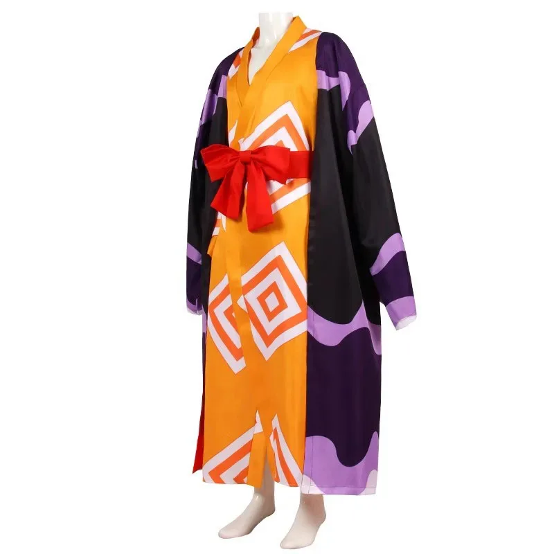 

Anime Cosplay Costume Jinbe Kimono Full Set Halloween Christmas Party Custom Made mj:3
