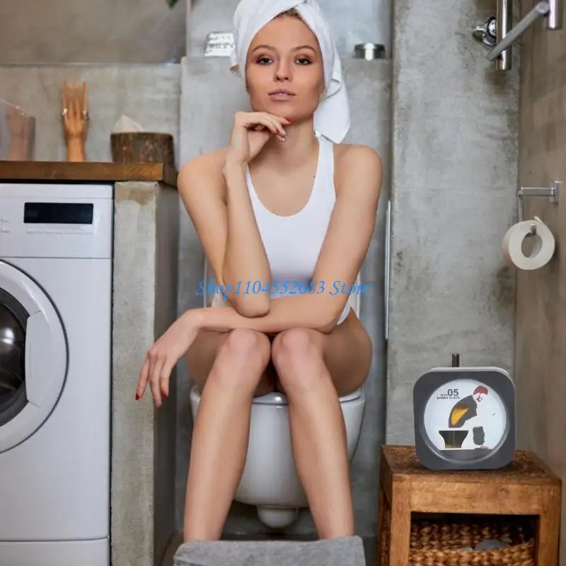 

Y6GD Unique Bathroom Sand Timer In Realistic Toilet Design Promotes Time Awareness