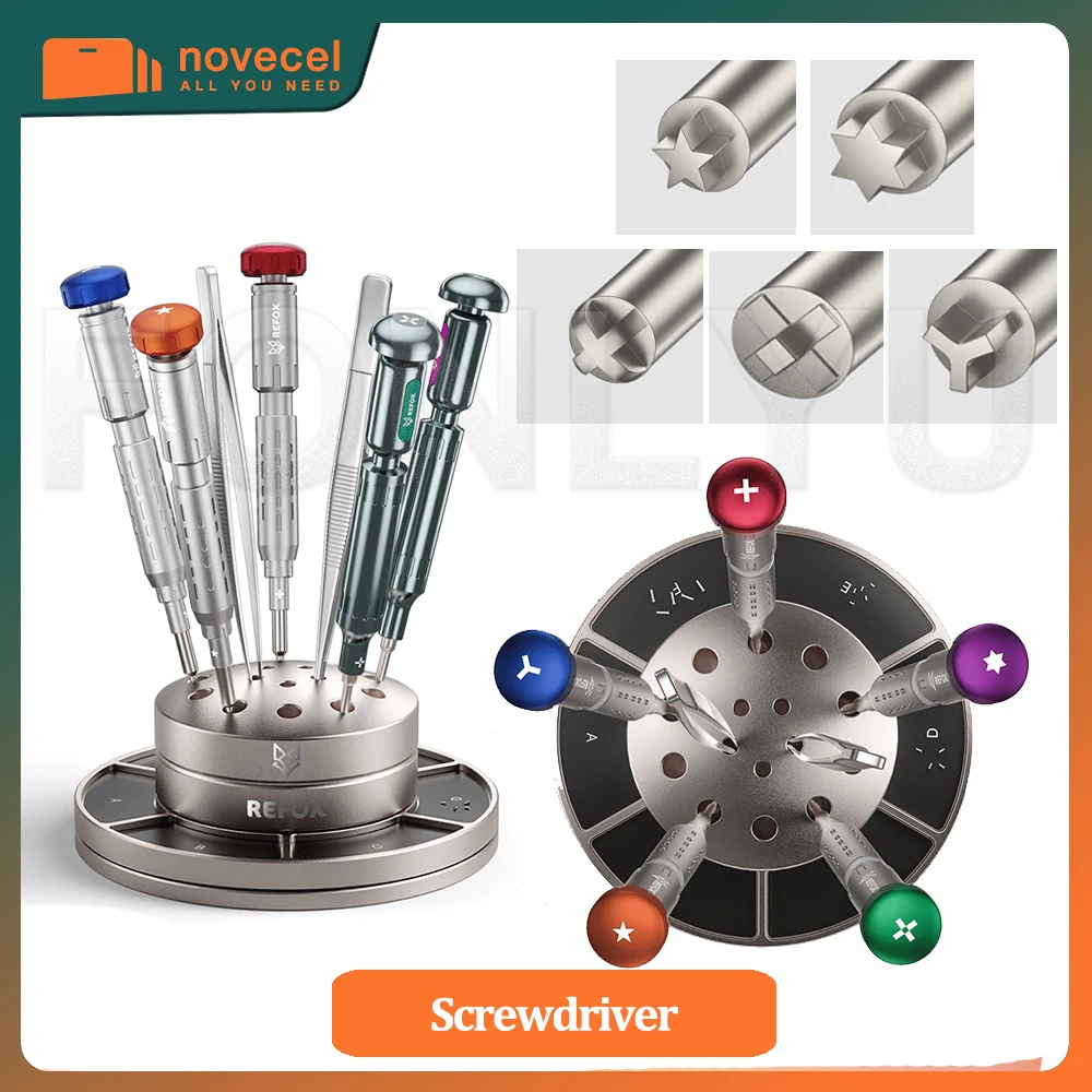 

REFOX RS2 RS3 High Hardness Screwdriver Set with Torx for Phone Macbook Best Disassembly Precision Separation Repair Tool