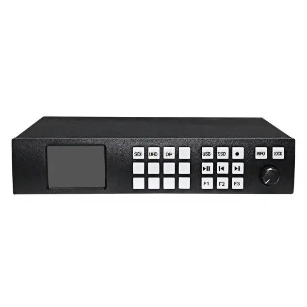4K UHD Aluminum Alloy Hard Disk Recorder 2160p60 for SDI DP for Broadcasting DeviceWell UHR1351AR