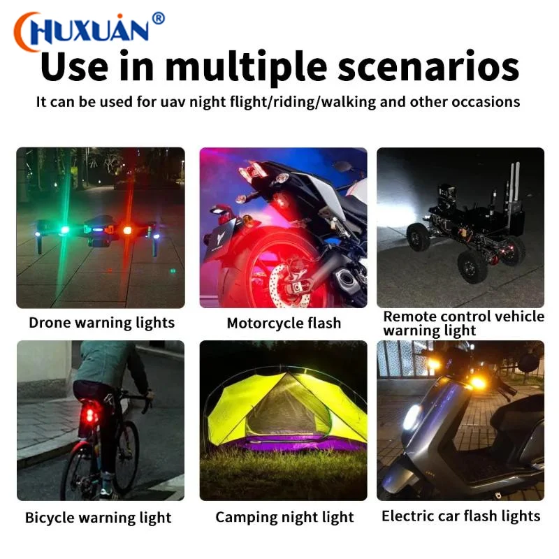 Drone Strobe Light - Мотоциклетные фонари, стробоскоп для дронов, USB