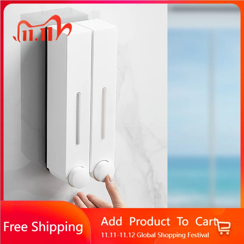 

Shower Luxury Liquid Soap Dispensers Unique White Black Nordic Liquid Soap Dispensers Shampoo Smart Chuveiro Home Fixture