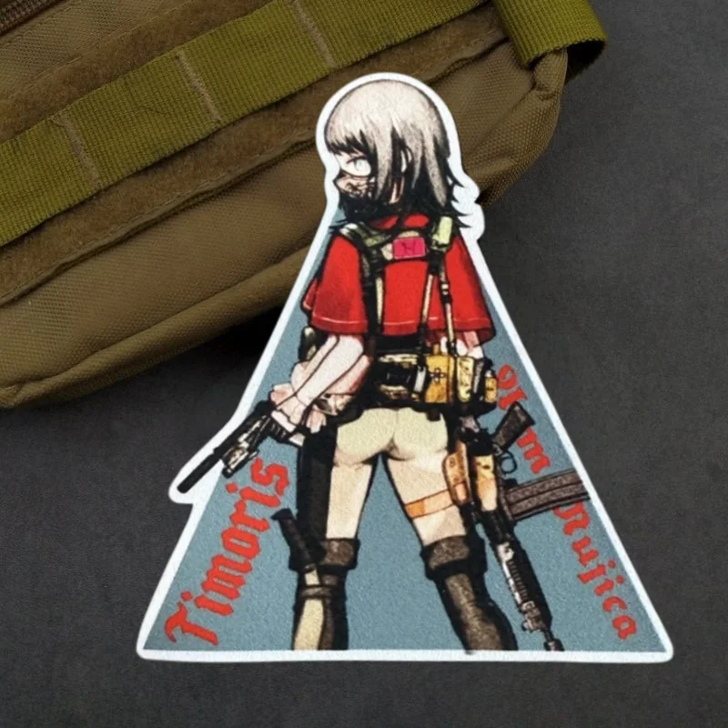 Parche táctico de moral anime con gancho y bucle para velcro - imagen 3