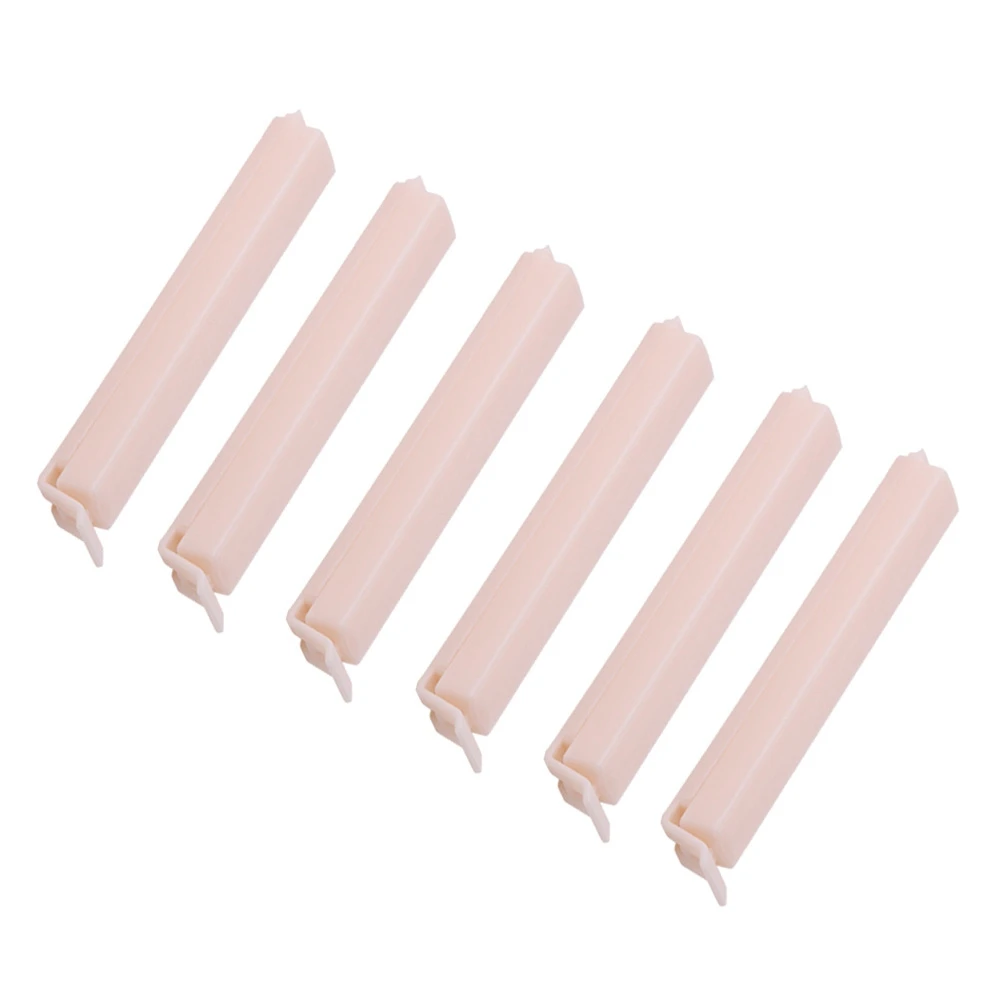 

6 pcs Clips Fresh Keeping Bag Sealer Food Snack Non Stick Reusable Storage Tools Plastic Sealing Clips Container