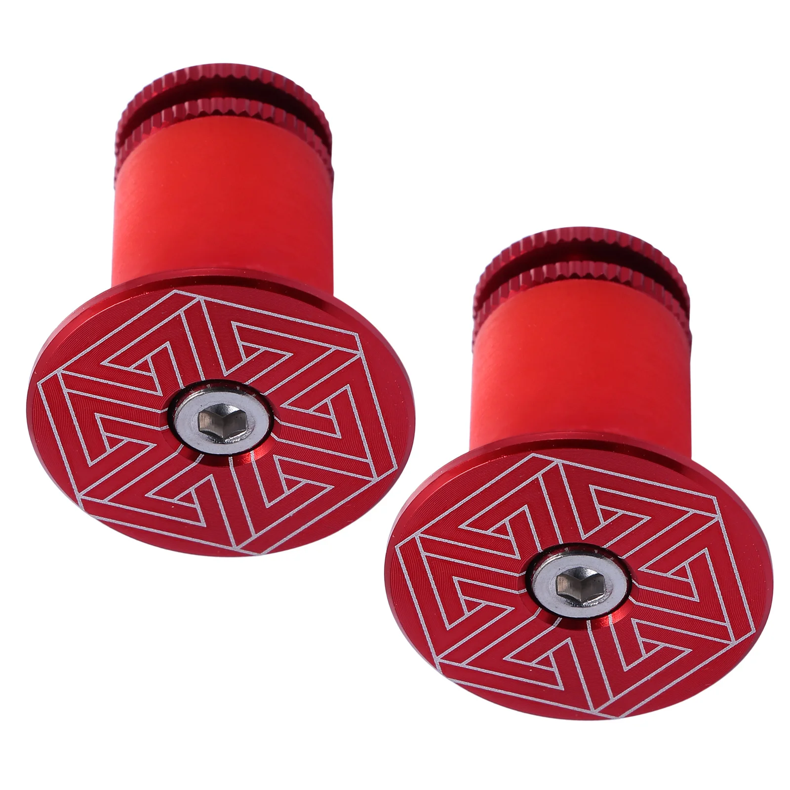 

2Pcs Reliable Aluminum Alloy Bar End Plugs 15-225mm Diameter for Road and Mountain Bikes Cycling Supplies Bar End Plugs