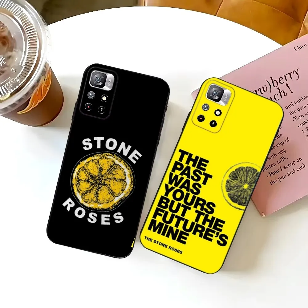 Band The S-Stone  R-RosesS Phone Case For Samsung S25,S24,S23,S22,S21,FE,S30,S20,S10,Plus,Ultra,Lite 5G Silicone Cover