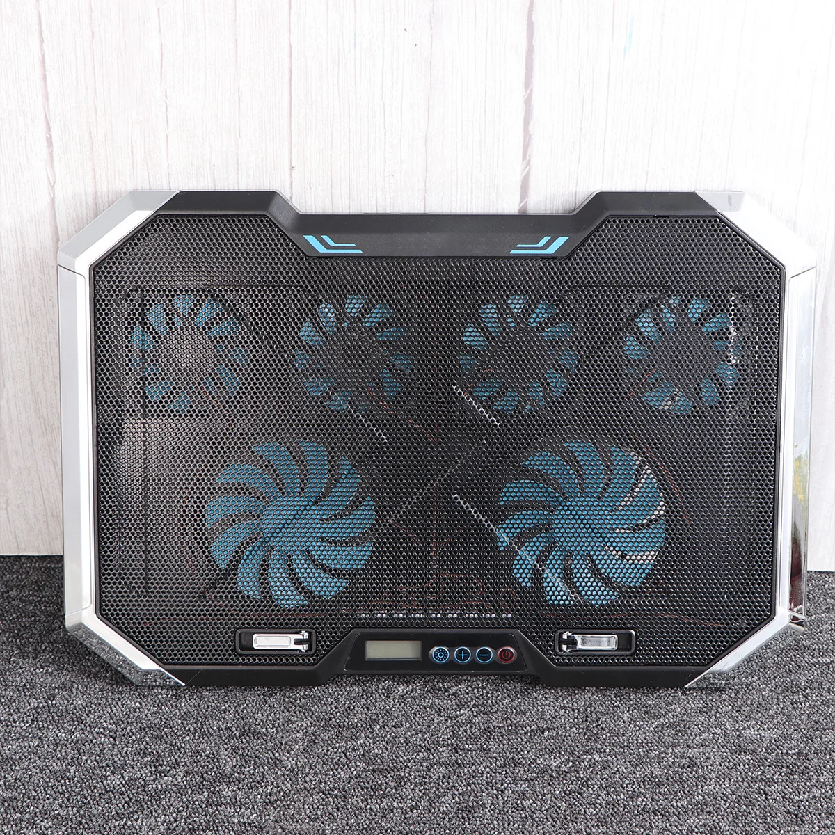 

Бесшумный охлаждающий коврик для ноутбука, Rgb USB, охлаждающая подставка с регулируемой высотой, охлаждающий вентилятор для ноутбука, два USB-порта для 18 дюймов