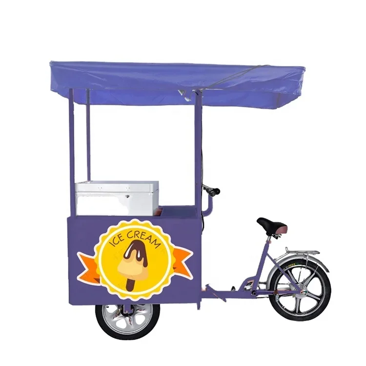 

#Green energy mini portable home used 12V DC ice cream tricycle Inside 108L solar chest freezer#
