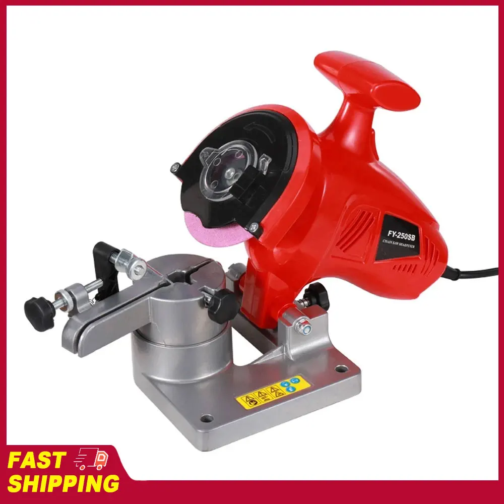 

Электрический настольный станок для заточки цепей 220 Вт с двигателем из чистой меди 7500 об/мин, профессиональный полировщик цепей, электрическая пилка для заточки цепей, инструмент для шлифовки цепей