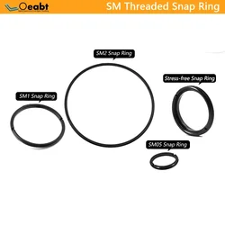 SM05 SM1 SM2 Standard Retaining Ring Threaded Snap Ring Pressure Ring Aluminum Black Optical Lens Tubes and Mounts Fixing Ring