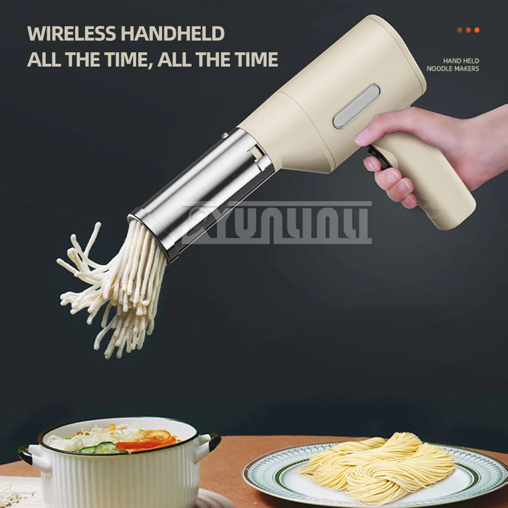 Automatic Wireless Handheld Noodle Machine, Household Electric noodle machine, Manual Noodles Pressing Machine