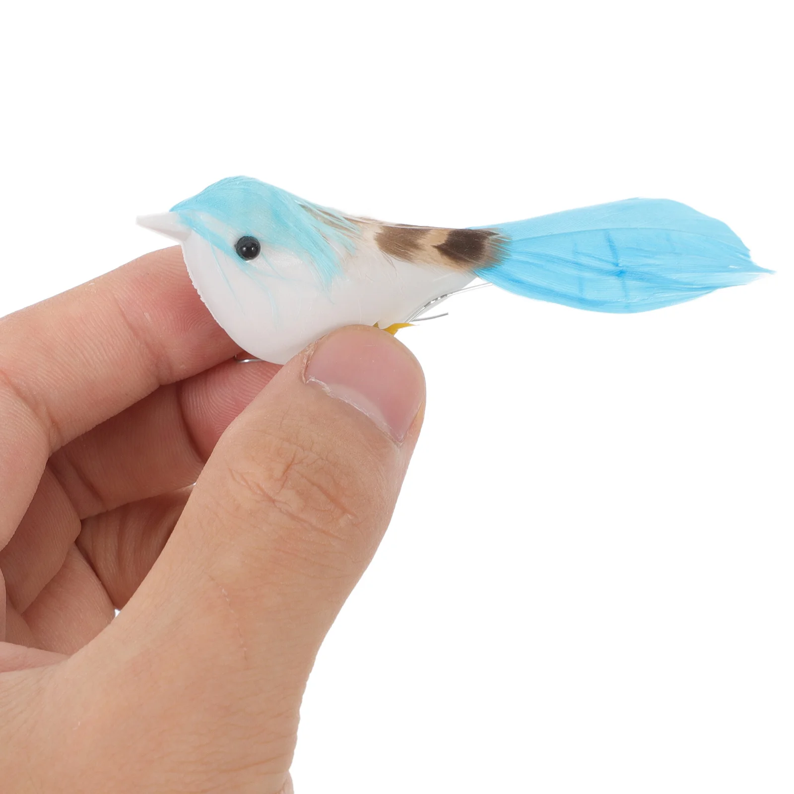 24pcs Small Cute Bird Decoration For Crafts Garden Home Decor Lifelike Artificial Birds Figurines Foam Ornaments