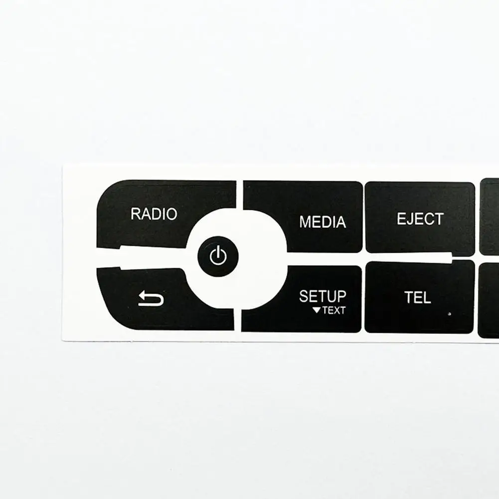 สติกเกอร์รูปลอกซ่อมแซมปุ่มเครื่องเสียงซีดีรถสำหรับ Renault Megane สำหรับ Master สำหรับ Scenic III สำหรับ LHD Vehicle stickers M6R7