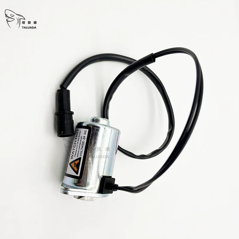 Para válvula solenoide rotativa Komatsu PC35MR válvula solenoide oscilante ASS'Y piezas de excavadora mecánica