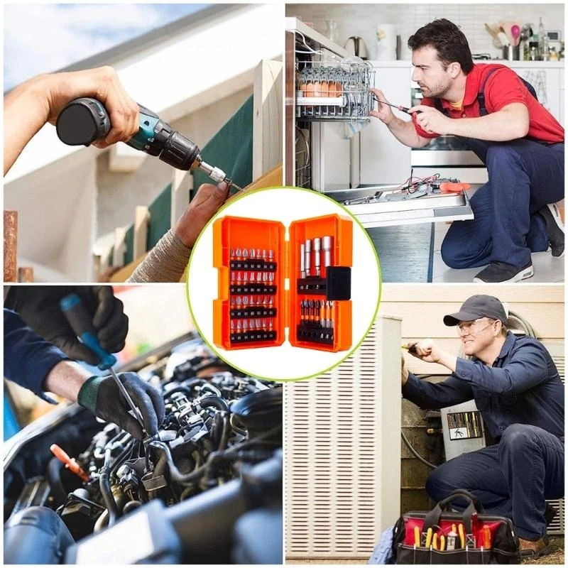 39pcs Практические магнитные битовые биты для удобной замены инструмента 87HA