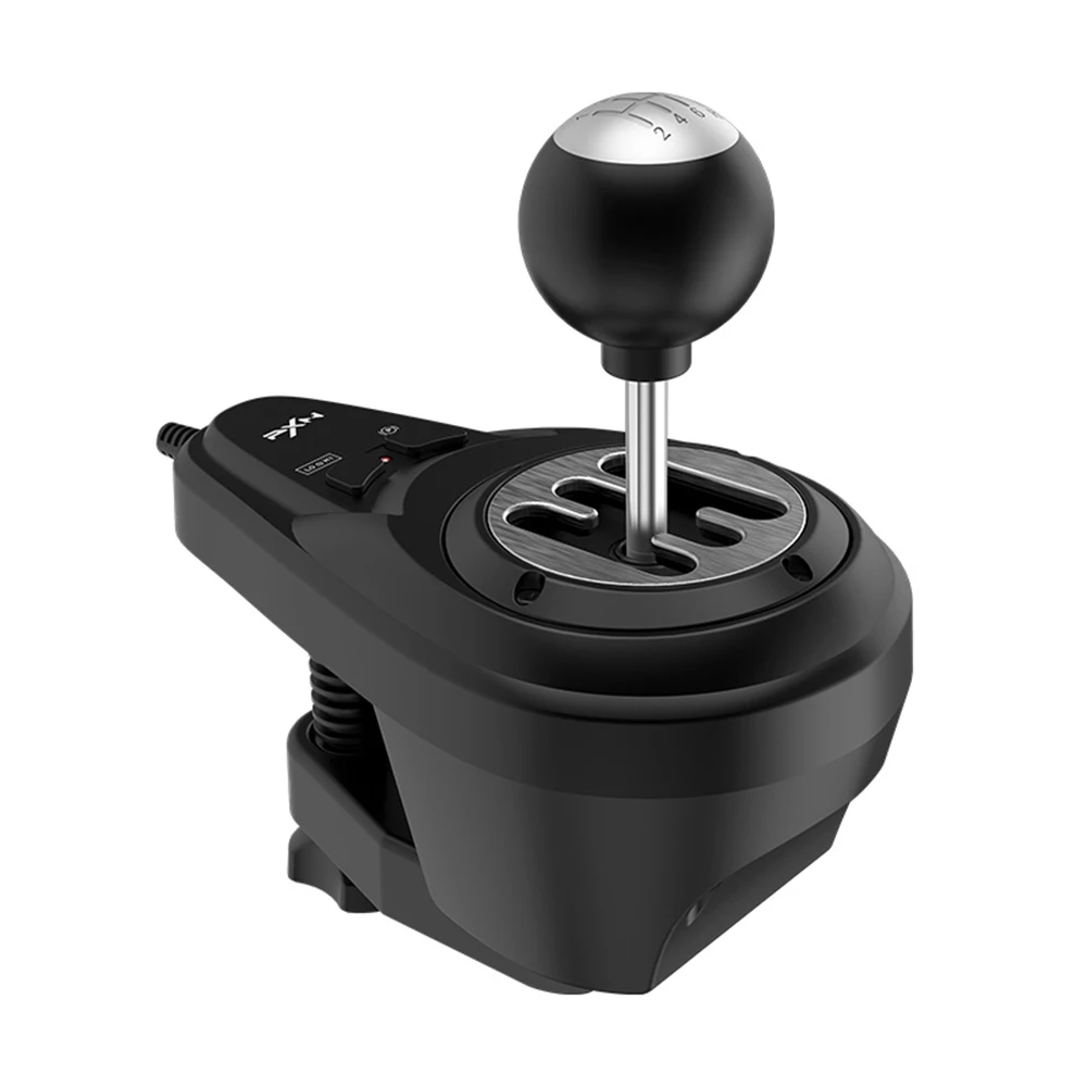 XN-A7 Racing Gear Shifter, H-Pattern 6+1 Speed with Push Reverse, Plug & Play Multi-Interface
