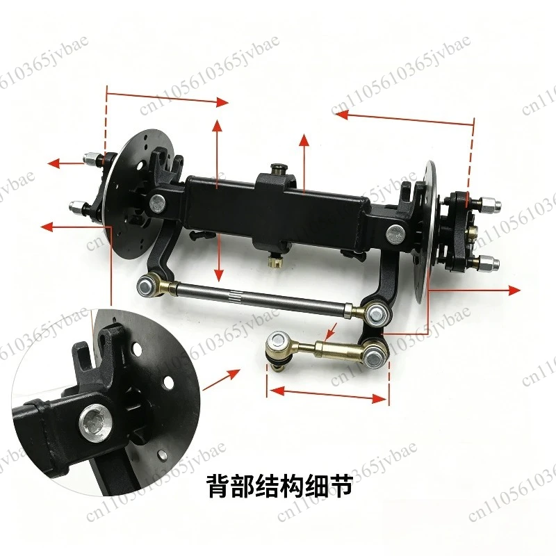 The Front Axle Assembly Is Suitable for Steering of Dining Cars and Sightseeing Cars, with An Integrated Steering Axle