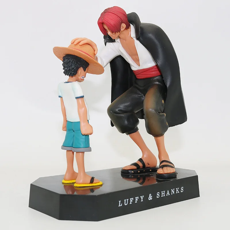 18cm One Piece Anime Figure Four Emperors Shanks Straw Hat Luffy Action Figure Sabo Ace Sanji Roronoa Zoro Figurine toys Gift