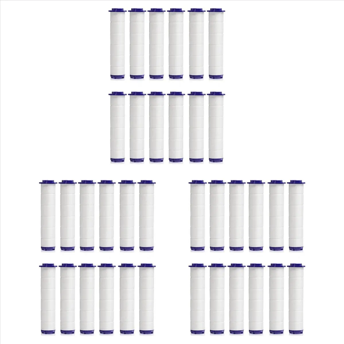 [ABJZ] 36Pcs Turbo Fan Shower Head Filters--Used for Propeller Driven Handheld Shower Head High Pressure - Shower Head