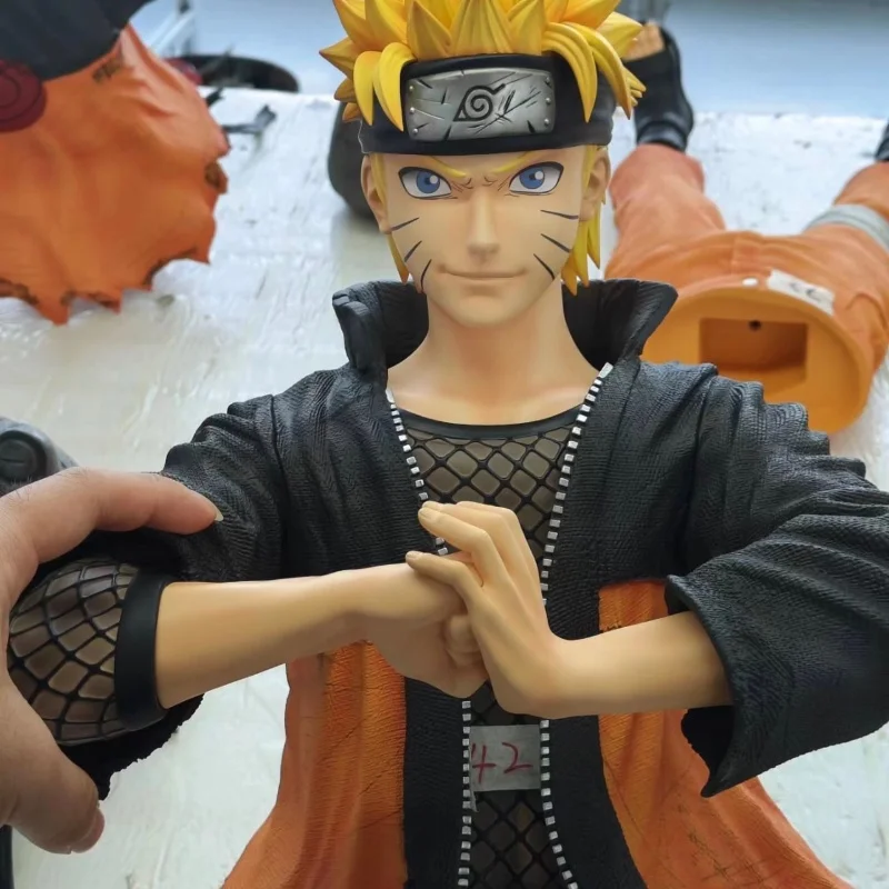 Figura de acción de Naruto Uzumaki para niños, Kit de modelo terminado de Pvc, estatua de colección de Robot, adorno, juguete de regalo, nuevo