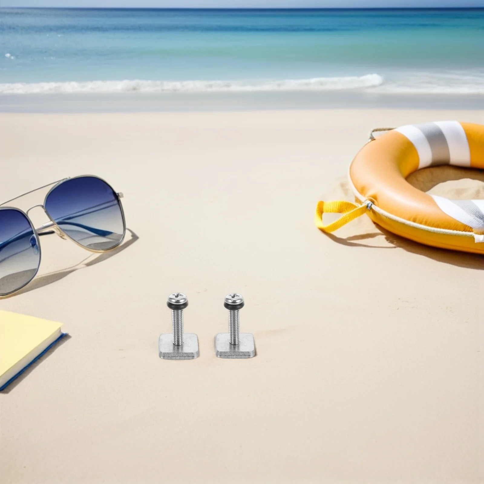 

6Pcs Fin Screw for Surfboard Marine Grade Stainless Steel M4 Fastener Smooth Surface Enhanced Stability Sup Screws Replacement