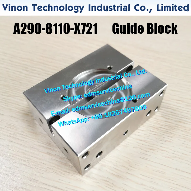 

A290-8110-X721 EDM Upper Guide Block 70x55x28tmm for Fa nuc α-C,iB.iC series A290.8110.X721, A2908110X721