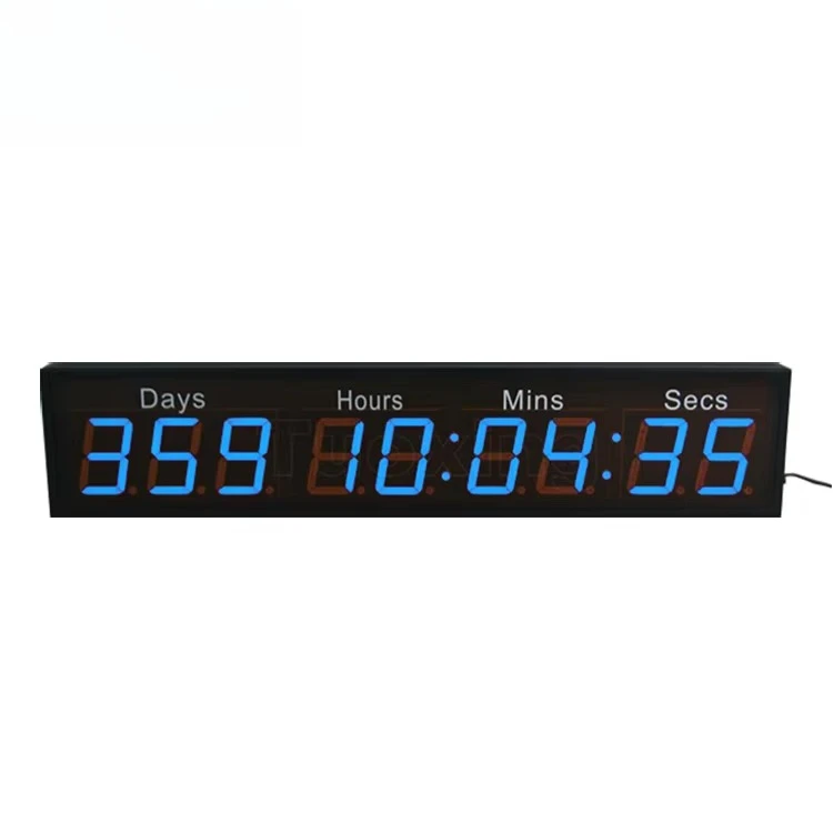 4-Inch 9-digit LED digital settable timer countdown timer for Christmas indoor digital timer/clock