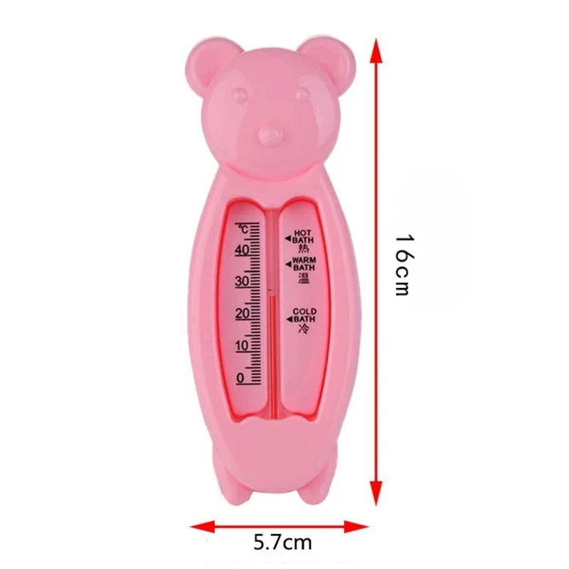 2023 New Cartoon Floating Bear Baby Water Thermometers Lovely Kids Bath Thermometer Toy Plastic Tub Water Sensor Thermometer