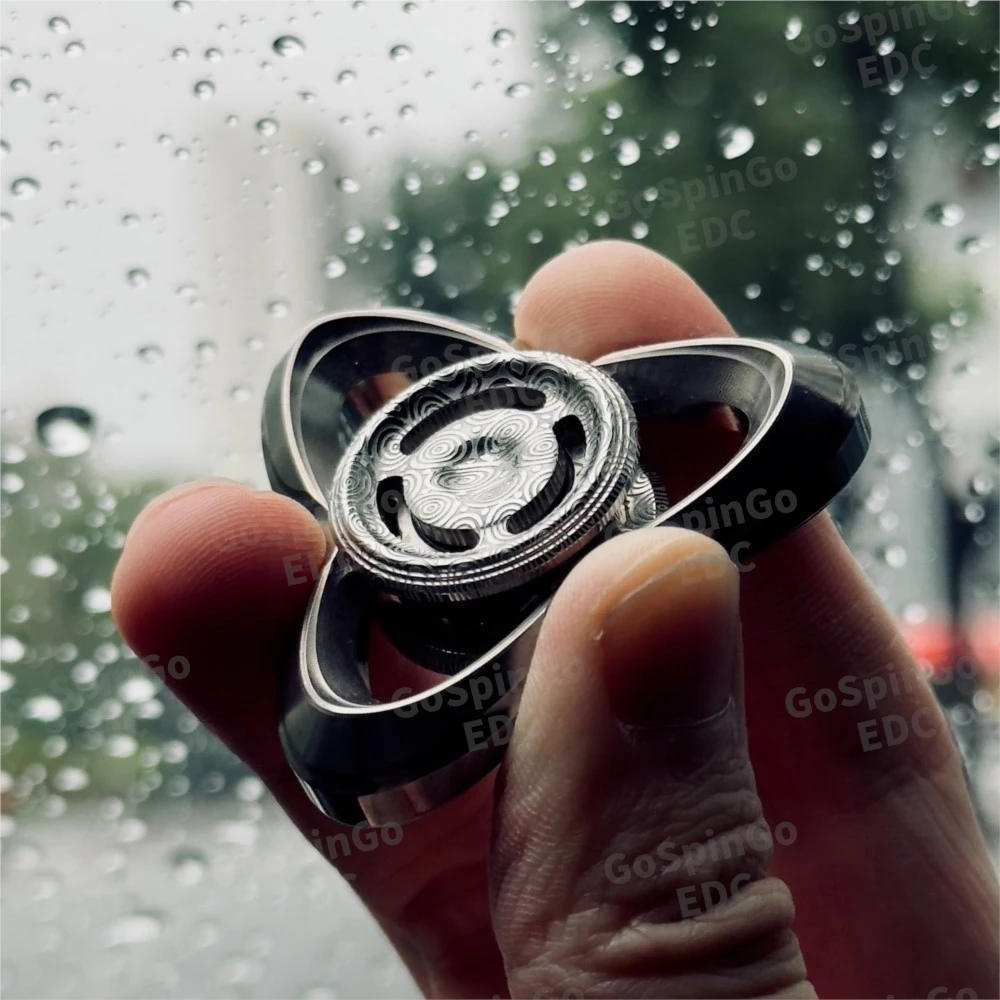 J ZONE EDC عين القط الصغيرة الدمستيل تململ سبينر التعامل مع يشعر ثلاثة شفرات تململ سبينر الكبار أدوات تخفيف القلق