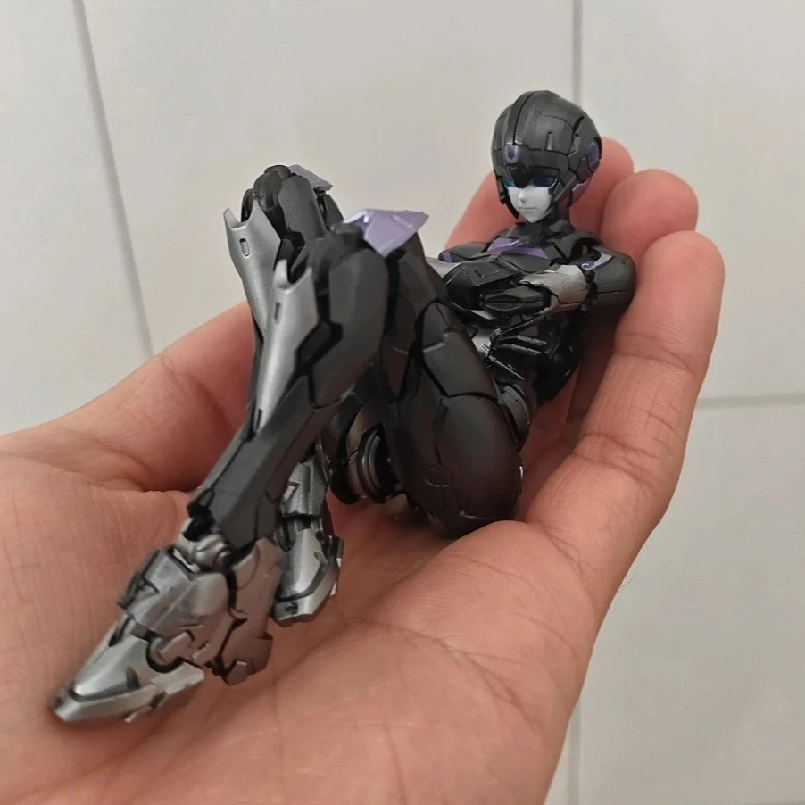 Transforming Toy MD002B Black Arcee MD002 Arcee1:1 Fine Coated Version Glue  Model Action Figure Free Assembled Hobbies Gift