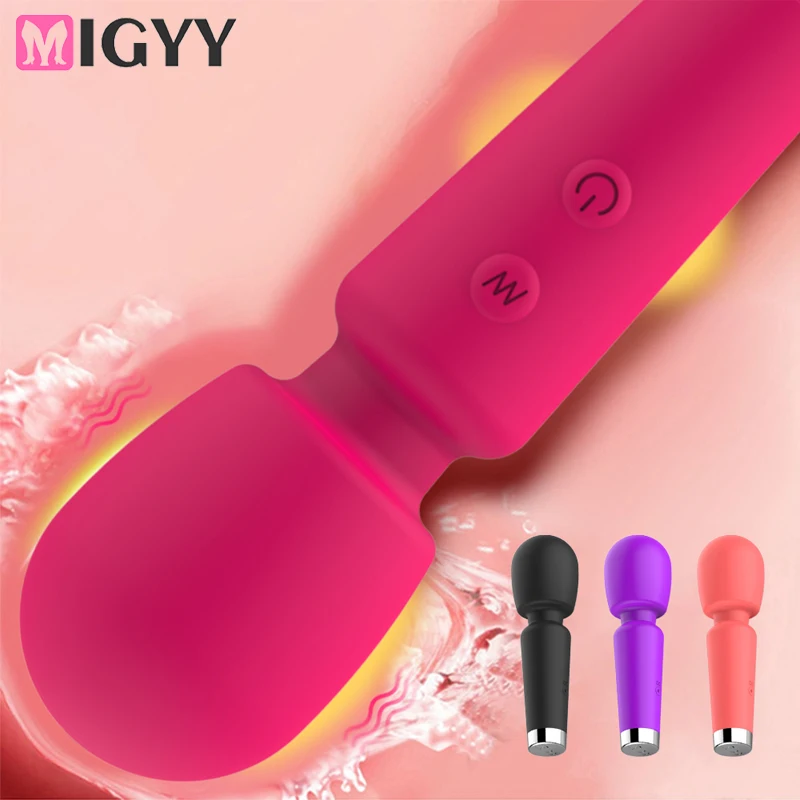 Super Powerful Vibrator Sex Toys for Woman AV G Spot Magic Wand Vibrators Massager for Clitoris Dildo Erotic Toys for Adult 18