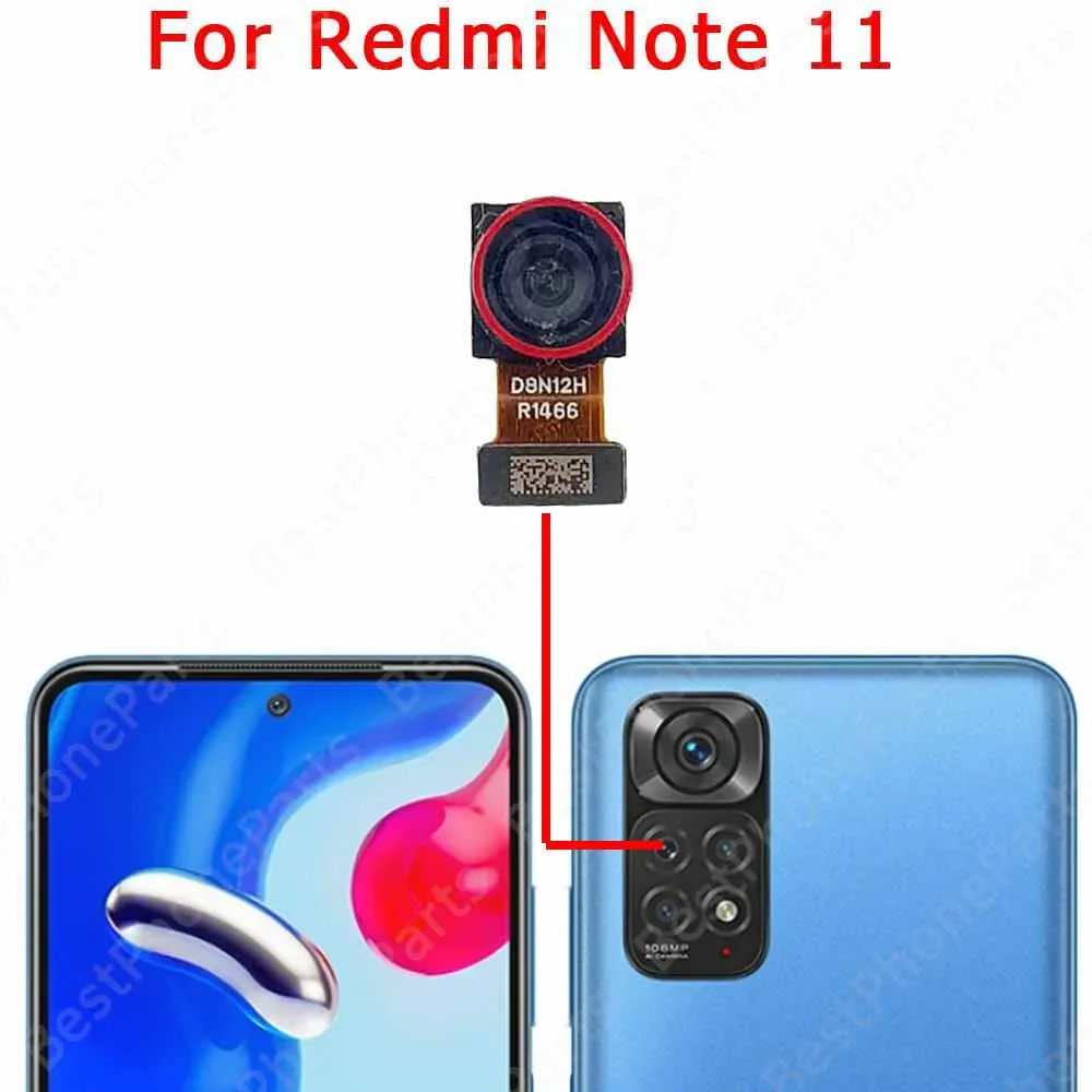 الكاميرا الخلفية لشاومي Redmi Noe 11S 11 5G وحدة الكاميرا الخلفية الخلفية استبدال أجزاء الهاتف المحمول