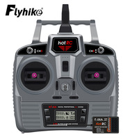 Upgrade Hotrc HT-6A 2.4G 6CH Remote Control Transmitter FHSS With 6CH Receiver For FPV Drone Rc Airplane Rc Car Rc Boat