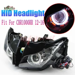 Fit For HONDA CBR1000RR 2012 - 2016 Motorcycle Headlamp Angel Eyes HID Headlight Assembly CBR 1000 CBR1000 RR