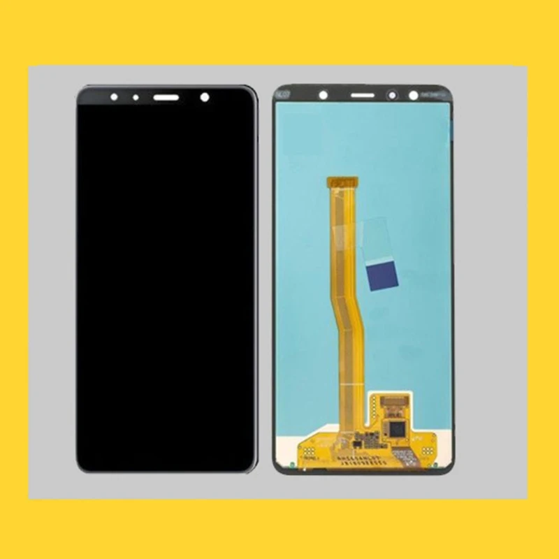 LCD Display with for Touch Screen Digitizer Assembly for Galaxy 2018 A750 SM-A750F for Replacing Cracked Screen