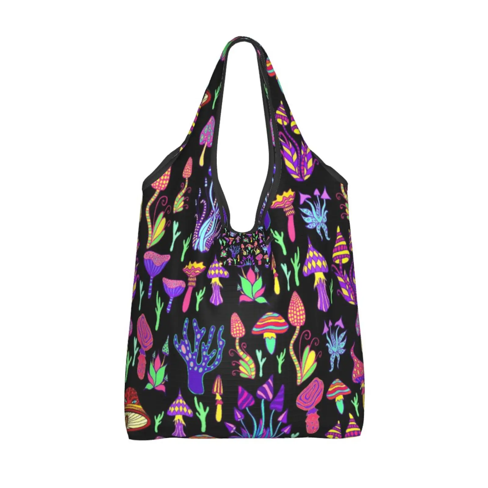 saco-de-compras-reutilizavel-com-estampa-de-cogumelo-neon-psicodelico-saco-de-compras-dobravel-para-viagem-sacola-de-compras-impressa-ecologica