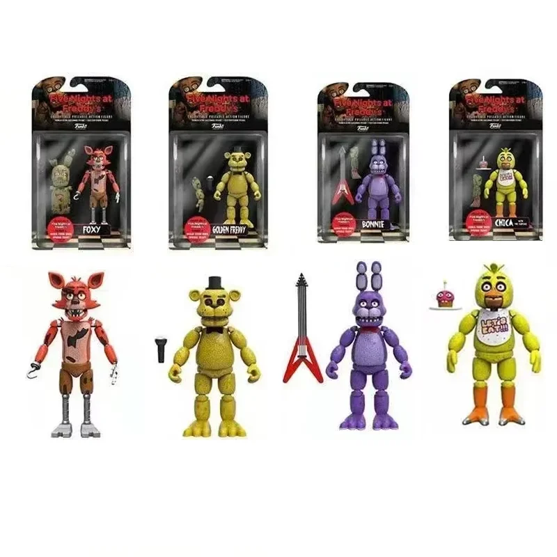 

New Action Figures Midnight Harem Joint Movable Detachable At Five Nights Security Breach Kids Model Doll Toy For Kids Xmas Gift