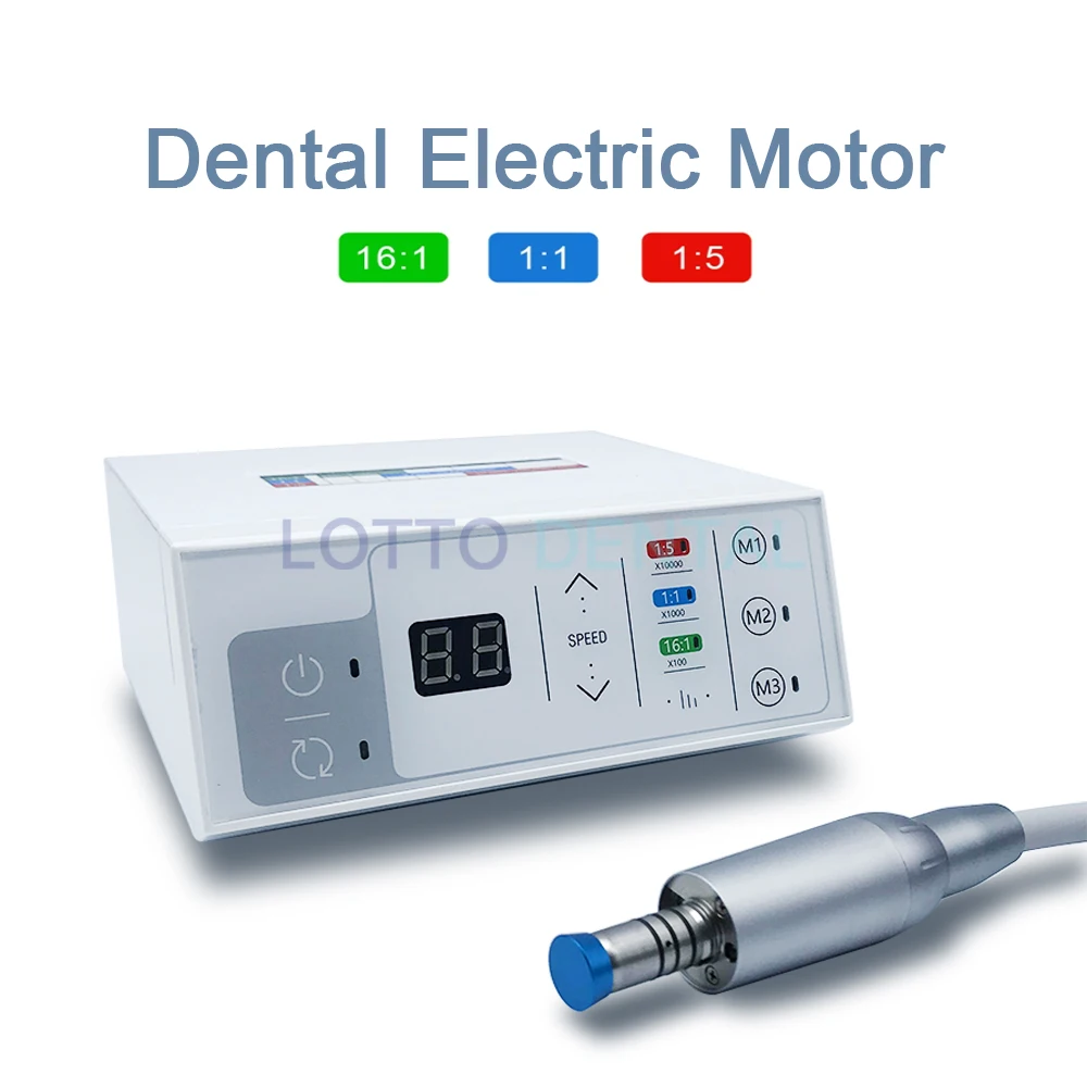 Dental Brushless Micro Motor Dental Electric Micromotor With LED Light For 1:1/1:5/16:1 Handpiece Dental Equipment