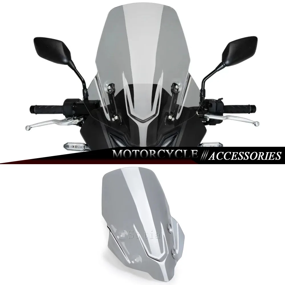 

Motorcycle Windshield Windscreen Front Acrylic Wind Shield Screen Deflectors For Honda XL750 TRANSALP XL 750 Transalp 2023 2024