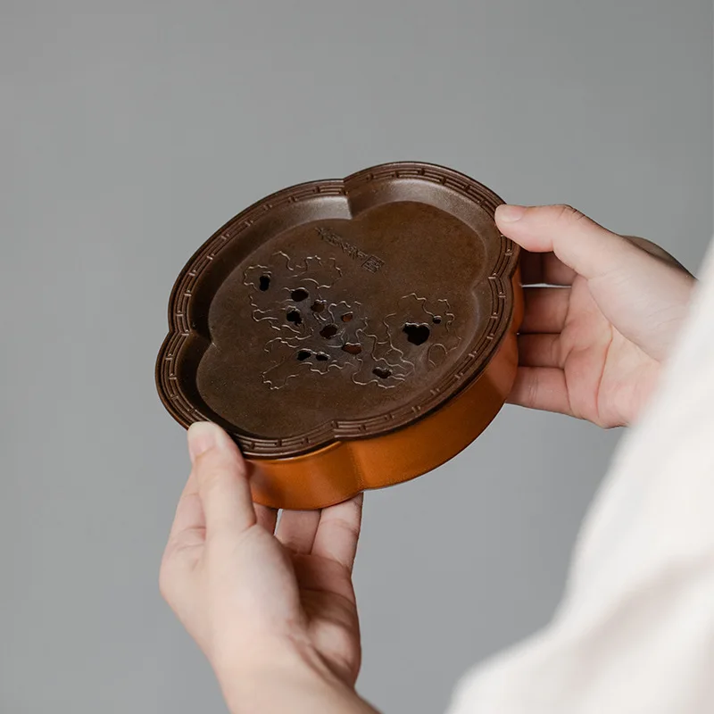 Per il metallo vecchio Taihu pietra tè cuscinetto tavolo da birra a secco in ceramica set da tè Kung Fu vassoio da tè per la conservazione dell'acqua