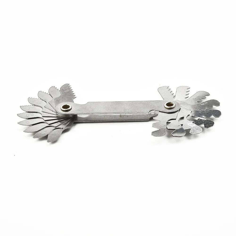 `55 And 60° Inch Thread Measuring Gauges Thread Pitch Cutting Gauge Tool Set Blade Thread Meter Measuring Tool