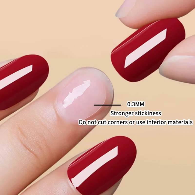 5 uds cinta adhesiva para decoración de uñas postizas pegamento de gelatina de Color DIY Gel para manicura pestañas impermeables pegamento para uñas herramientas para uñas