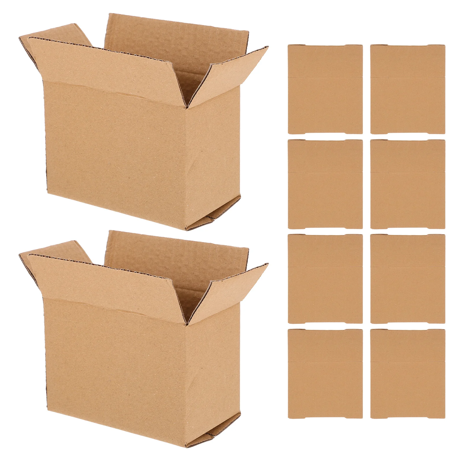 10pcs Box Small Shipping Moving Packaging Reusable Corrugated Shipping Corrugated Packaging Boxes Boxes Safe