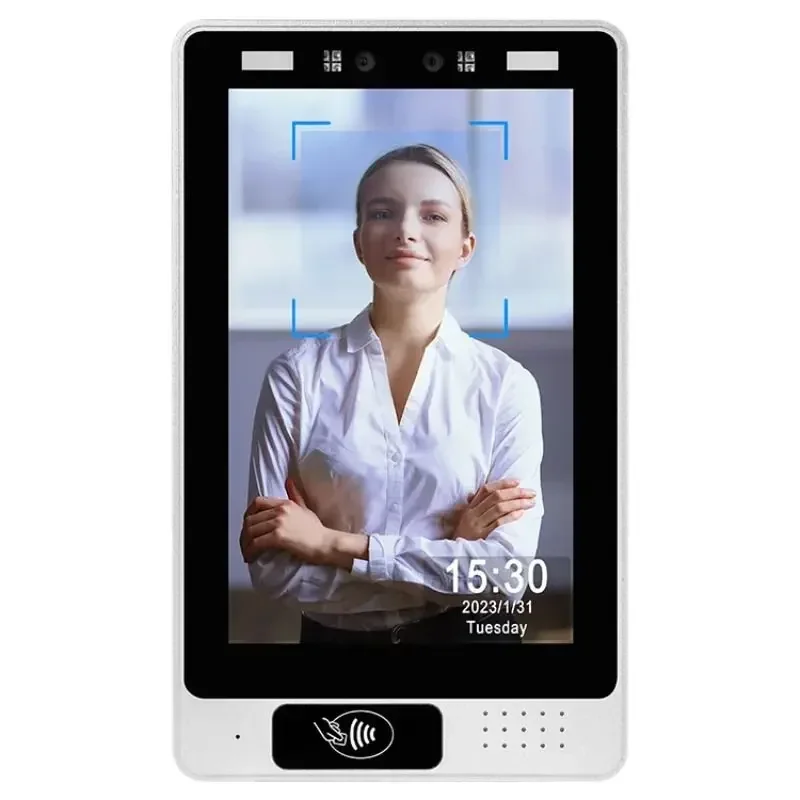 

Передняя панель IP65 водонепроницаемый встраиваемый 8-дюймовый 2 ГБ + 16 ГБ Android POE планшет распознавания лиц умный дом конт