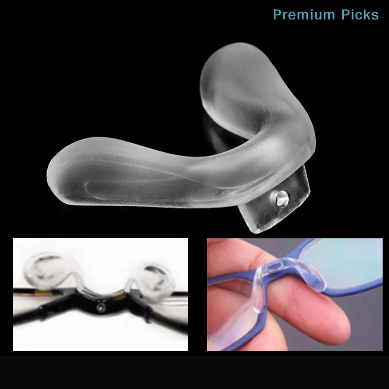 portableSilicone Anti-Slip Glasses Nose Pads U-shaped Nose Pad for Eyeglasses Accessory