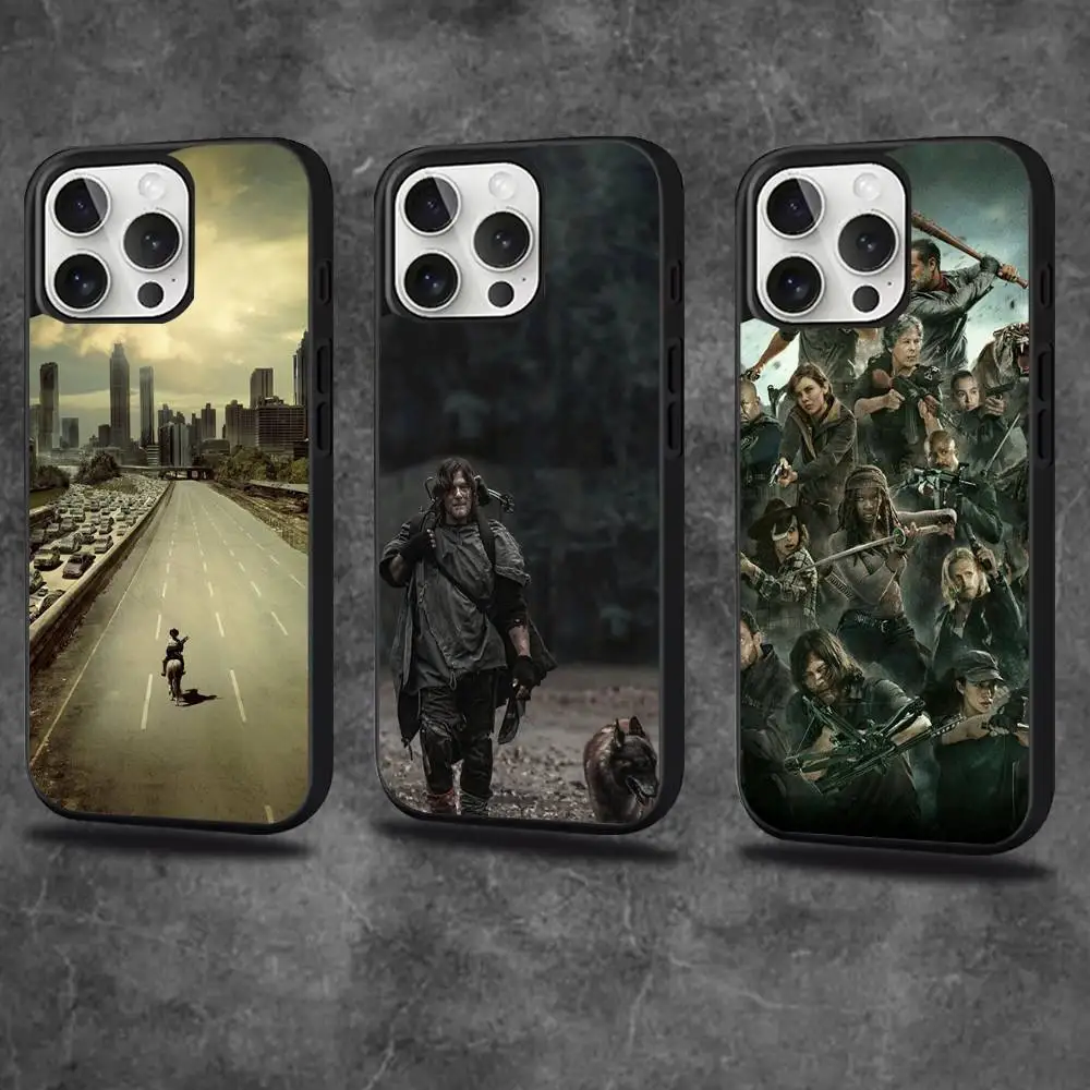 

TWD T-The Walking Dead Phone Case For iPhone 16,15,14,13,12,11,Pro,Max,Plus,Mini,SE4,E Magnetic Magsafe Wireless Charging