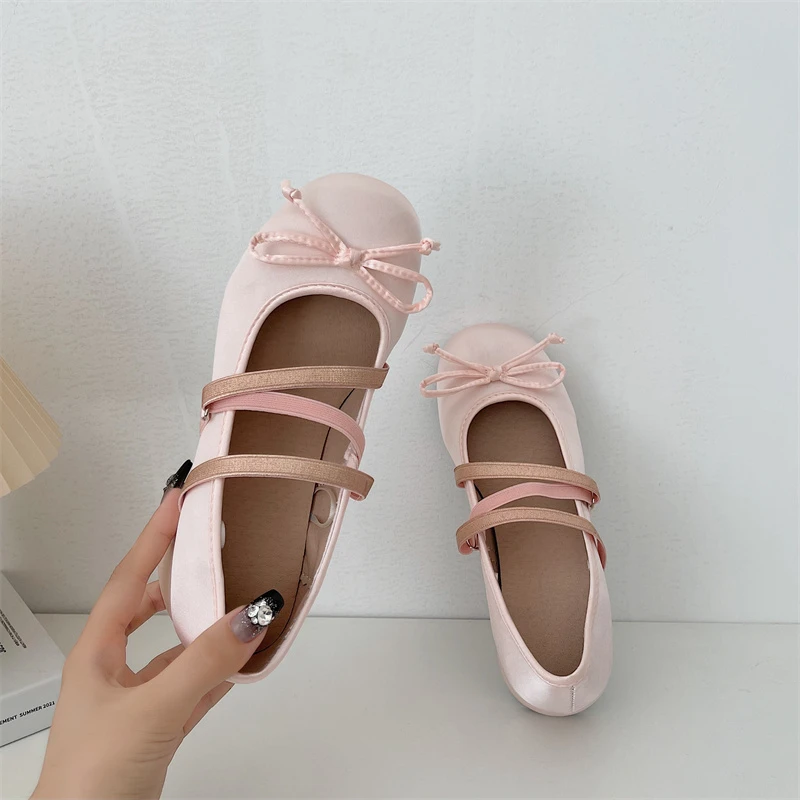 New Spring Autumn Mary Jane Shoes Fashion Shallow Round Toe Mid Heel Shoes Ladies Elegant Outdoor Single Pumps Shoes for Women