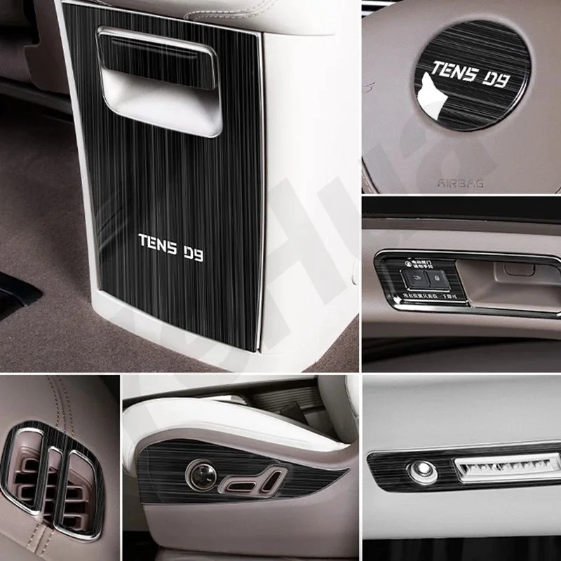 

For Byd Denza D9 2024 Car Interior Stickers Car Accessories Para Auto Tools Car Stickers