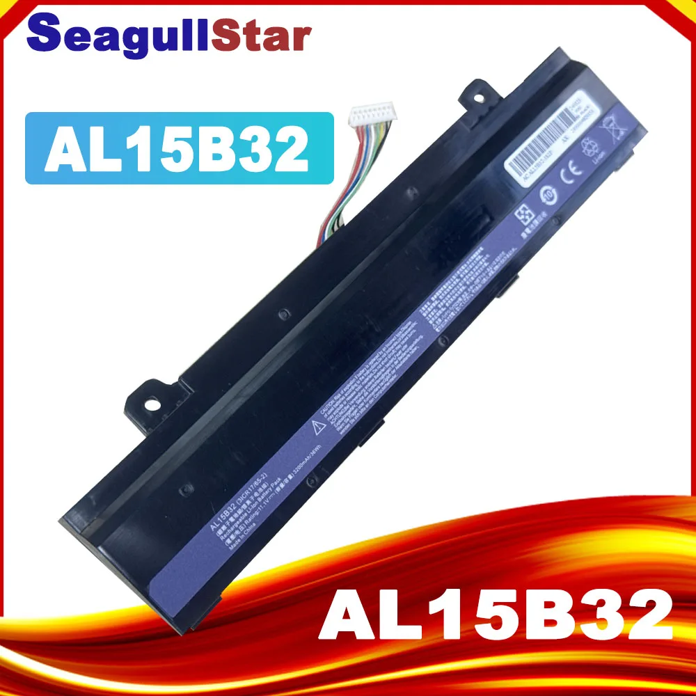 

Новый аккумулятор для ноутбука AL15B32 для ACER Aspire V15 DG2 V5-591G V5-591 Series T5000-73CF T5000-50HZ N15Q12