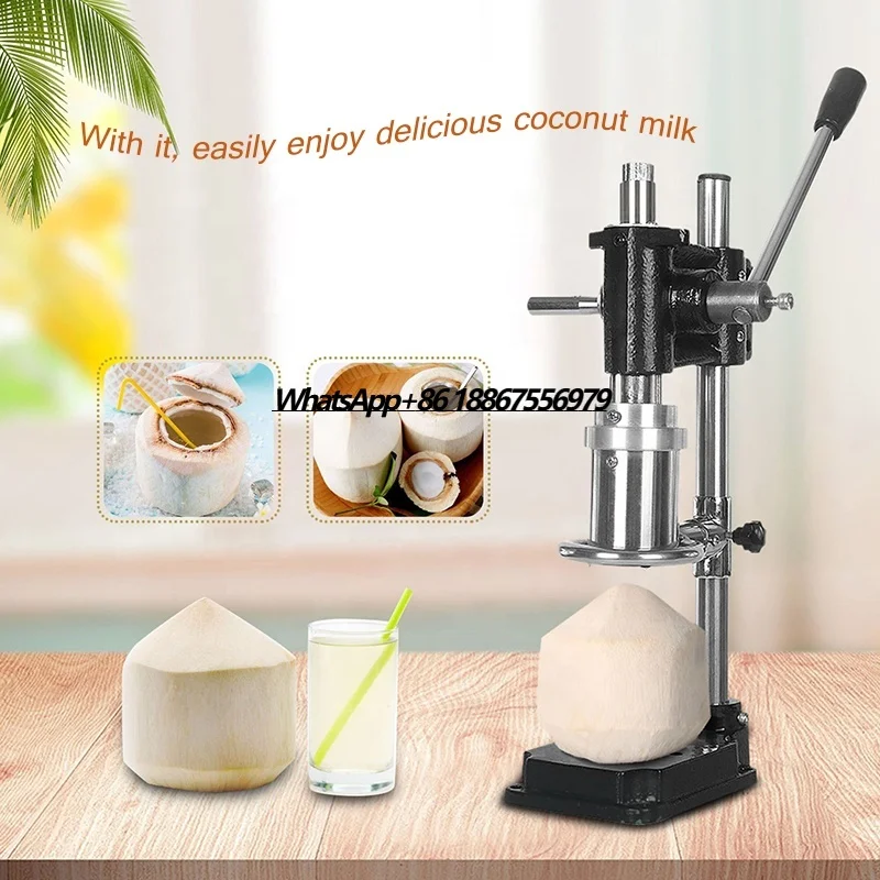 

Stainless Steel Commercial Coconut Puncher Opening Machine Coconut Pulp Peeled Coconut Cutter Restaurant Kitchen Tools